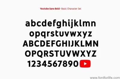 Youtube Sans Font Free Download
