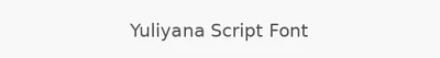 Yuliyana Script Font