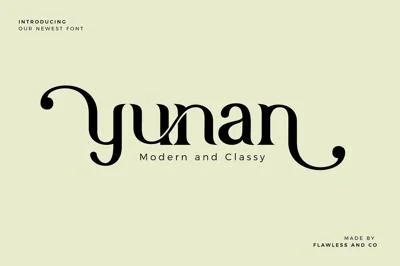 Yunan - Modern and Classy Font