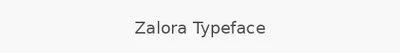 Zalora Typeface