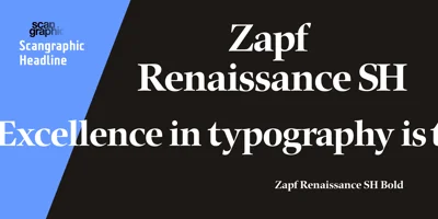 Zapf Renaissance Antiqua Font