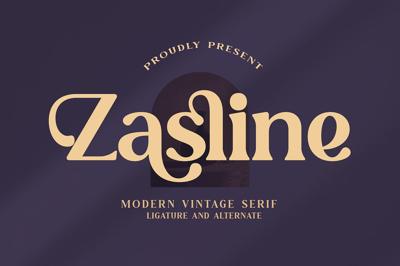 Zasline Modern Vintage Serif Font Free Download