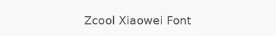 Zcool Xiaowei Font