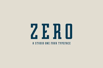 Zero Font
