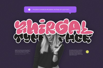 Zhirgal Typeface Font