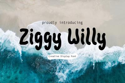 Ziggy Willy Creative Display Font Free Download