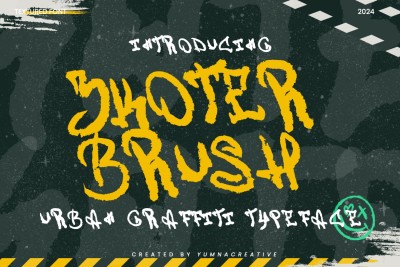 Zkoter Brush - Graffiti Brush Font