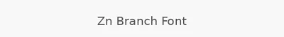 Zn Branch Font