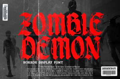 Zombie Demon Metal Horror Display Free Download