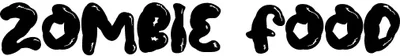 Zombie Food Font