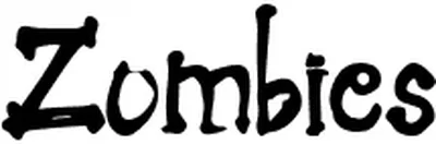 Zombies Font