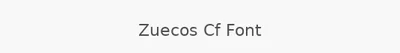 Zuecos Cf Font
