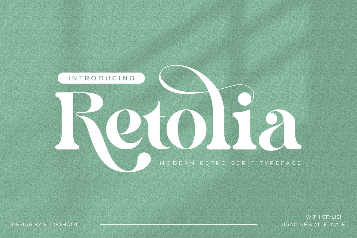 Retolia Retro Serif Font Free Download Free Download