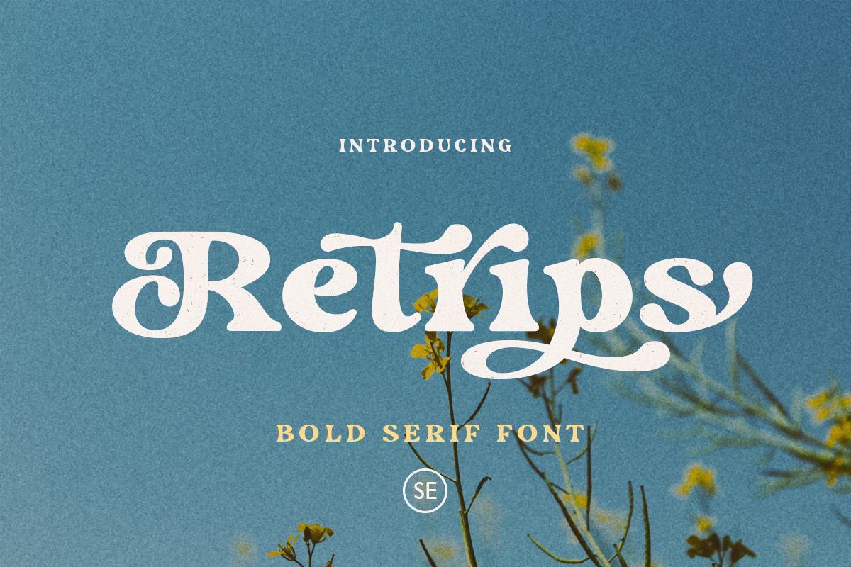 Retrips - Bold Serif Font Free Download Free Download