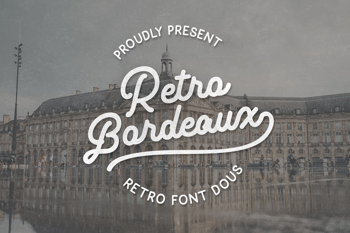 Retro Bordeaux Duos (PreLogo Design) Free Download Free Download