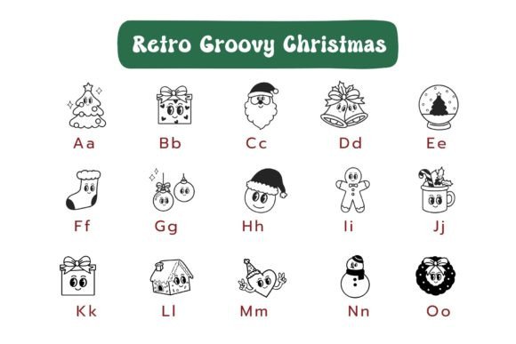 Retro Groovy Christmas Font Free Download