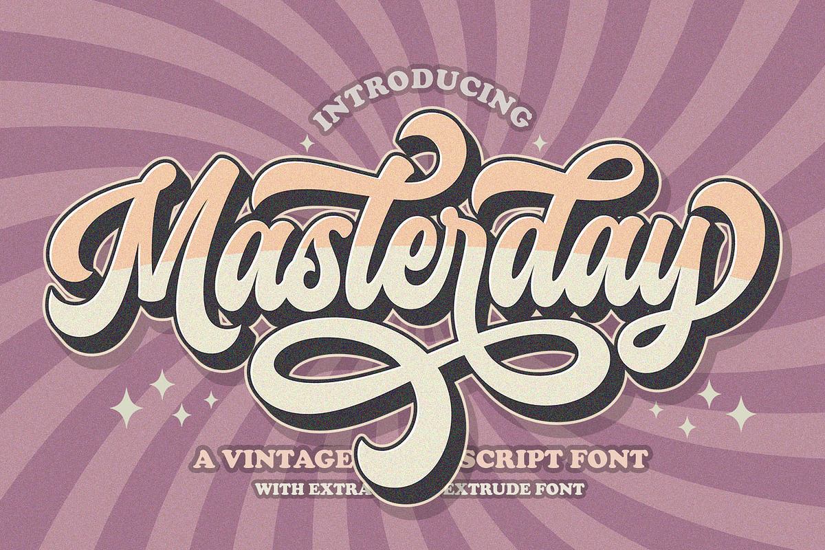 Retro Masterday - Vintage Font Free Download Free Download