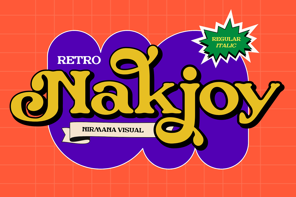 Retro Nakjoy - Branding Logo Font Free Download Free Download