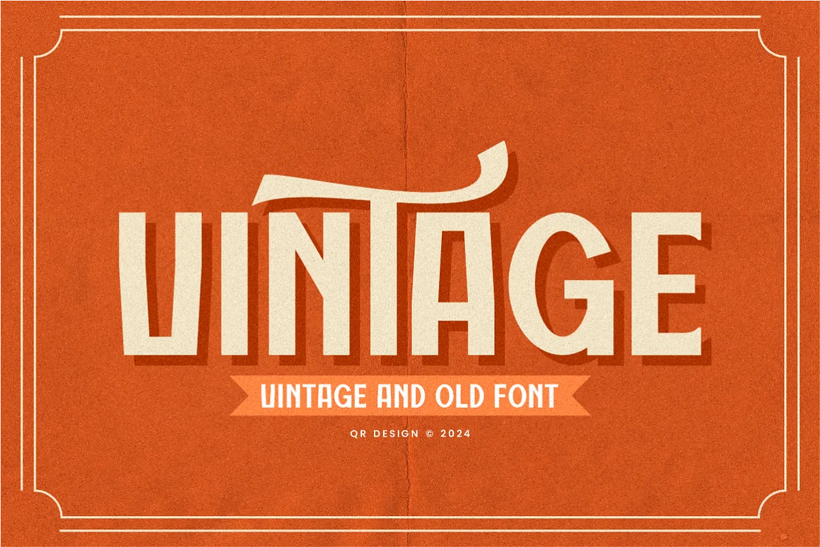 Retrolef - Vintage & 1980s Font