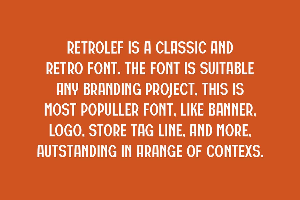 Retrolef - Vintage & 1980s Font Free Download