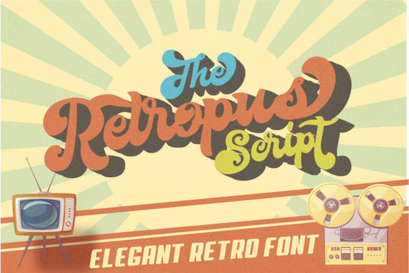 Retropus Script Font Free Download