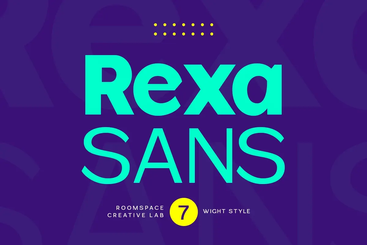 Rexa Sans-Serif Typeface Free Download Free Download