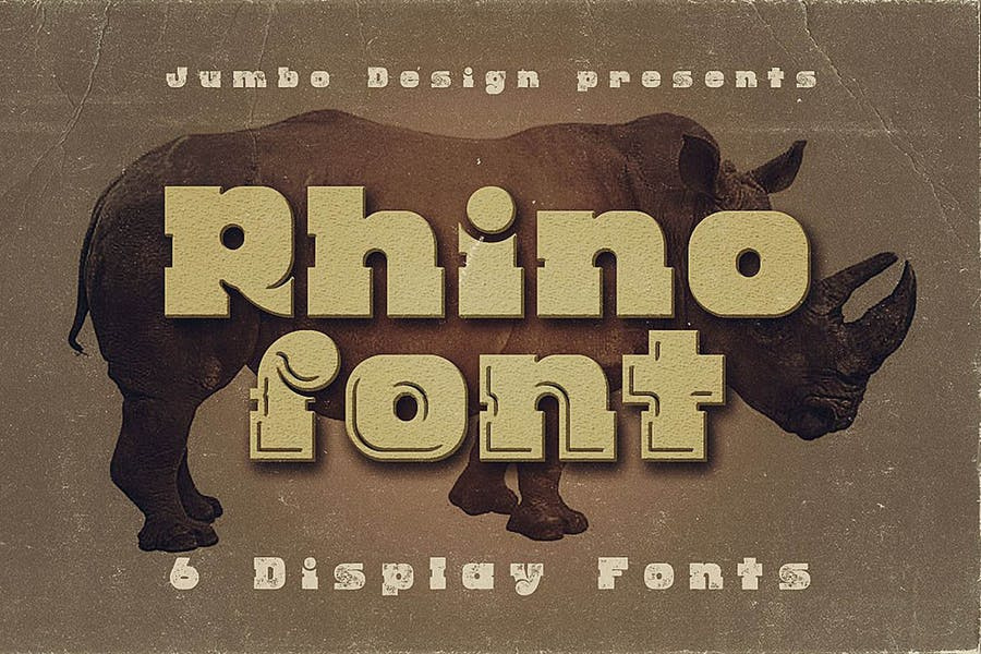 Rhino - Display Font Free Download