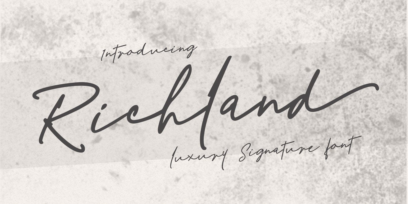 Richland Font Free Download