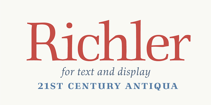 Richler Pro PE Font Free Download Free Download