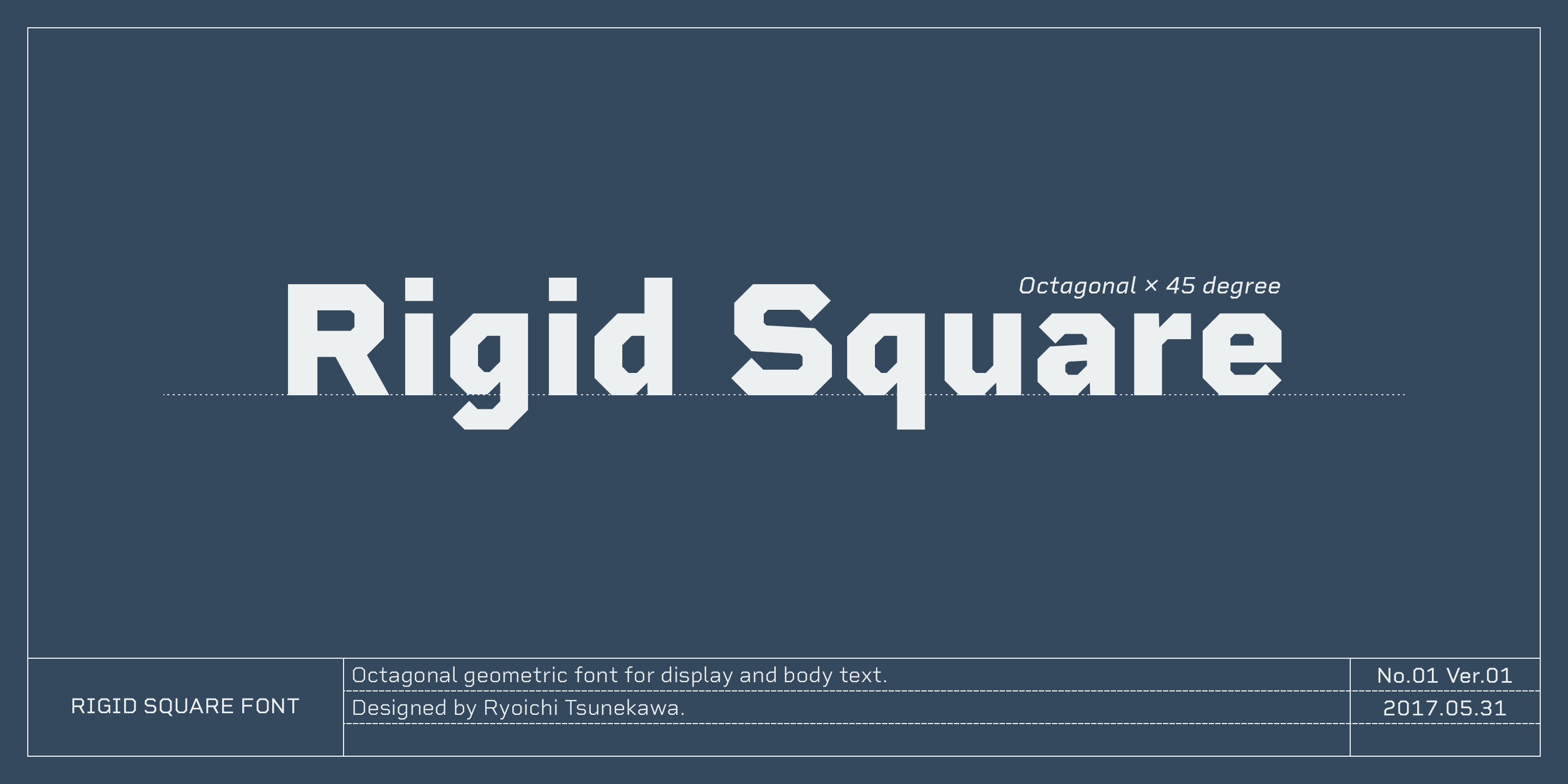 Rigid Square Font Free Download