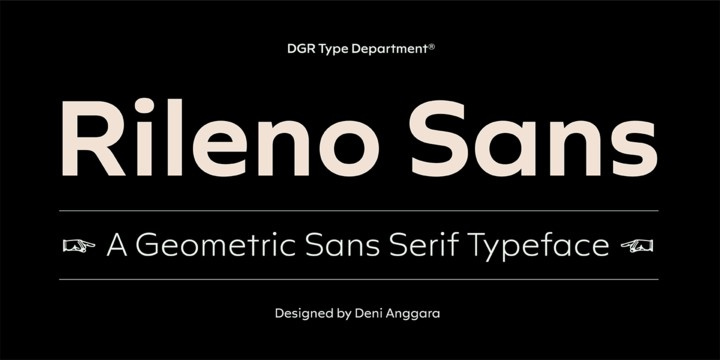 Rileno Sans Font Free Download