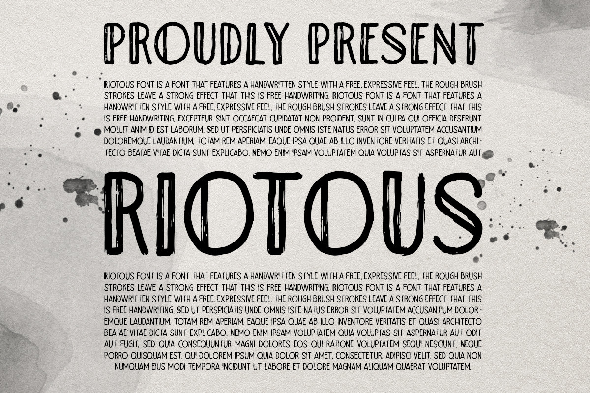 Riotous Font Free Download