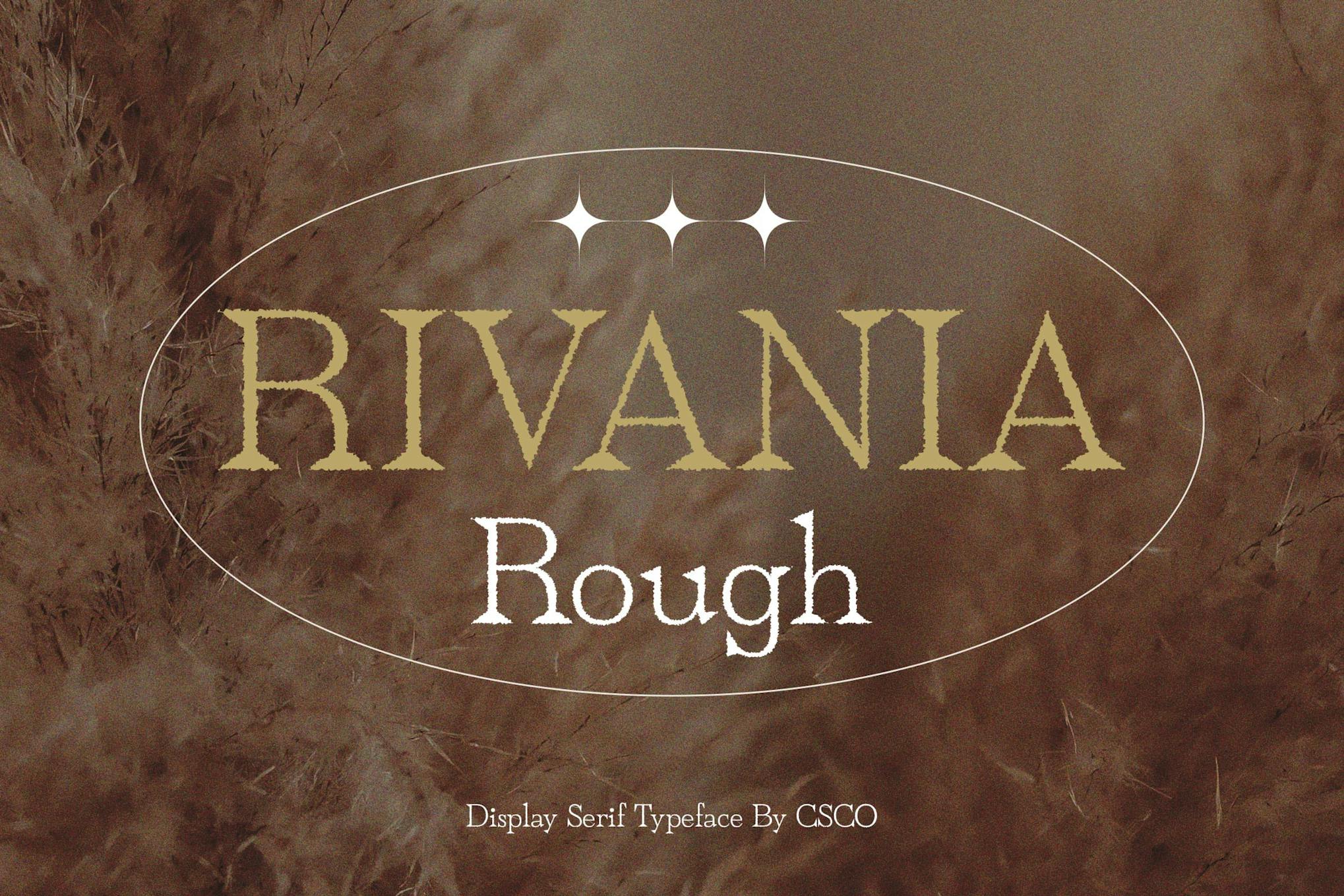 Rivania Rough Font Free Download