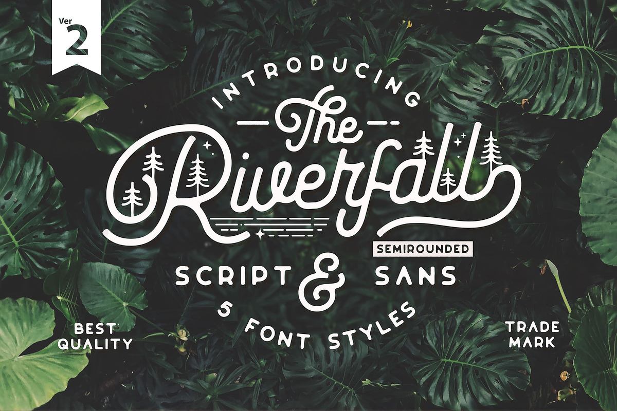 Riverfall SemiRounded Typeface Ver.2 Free Download Free Download