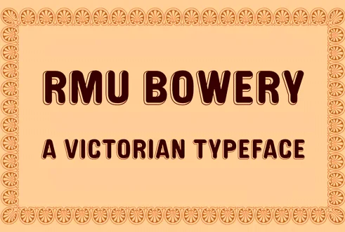 RMU Bowery Font Free Download