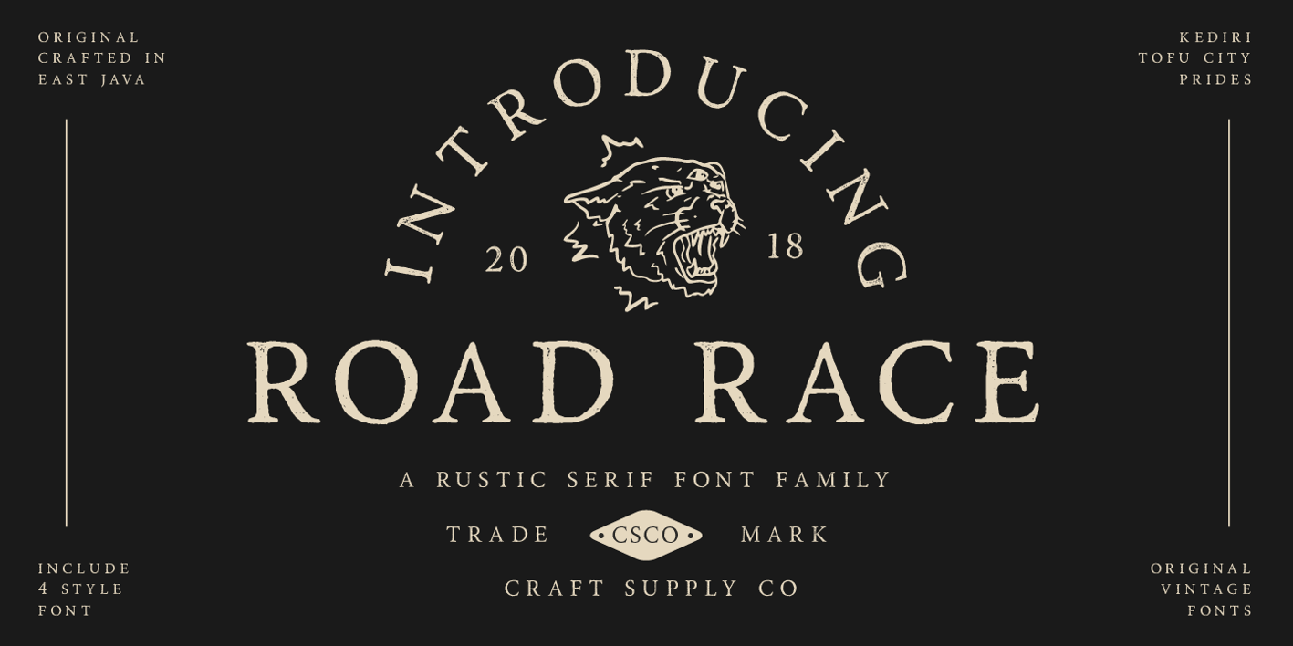 Road Race Font Free Download