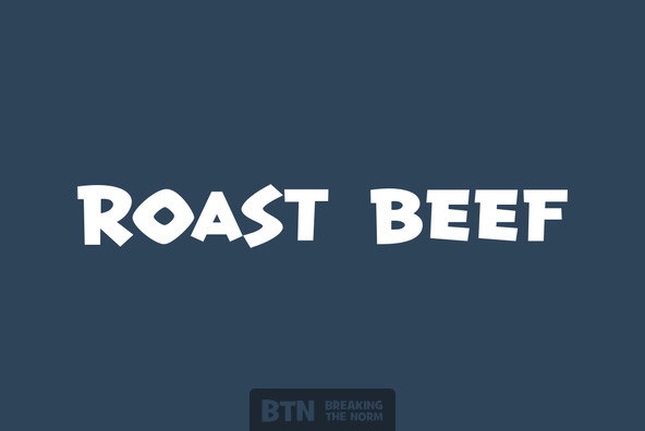 Roast Beef BTN Font Free Download