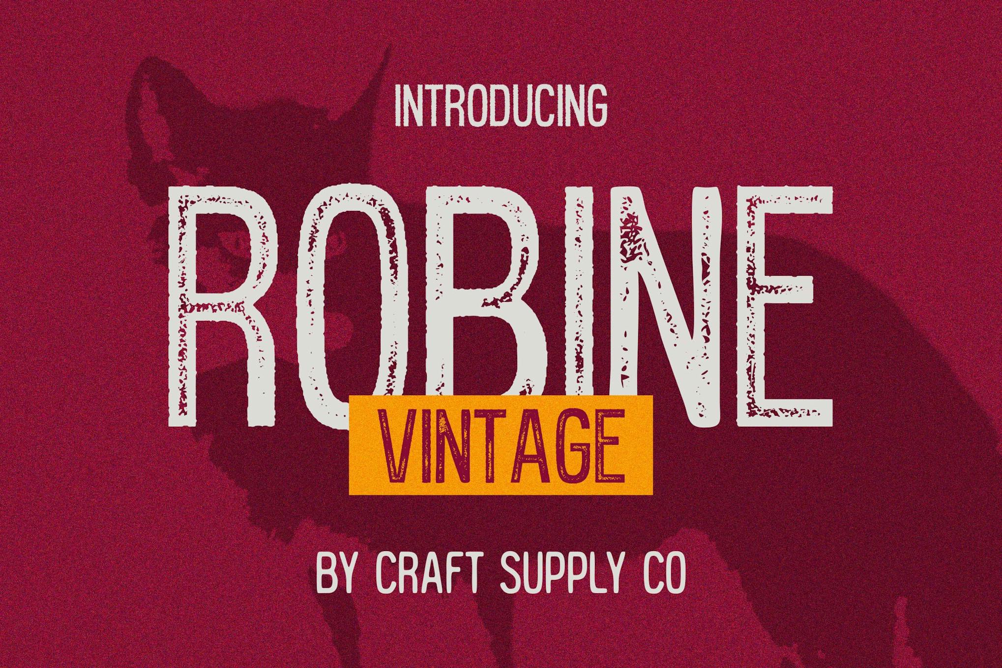 Robine Vintage Font Free Download