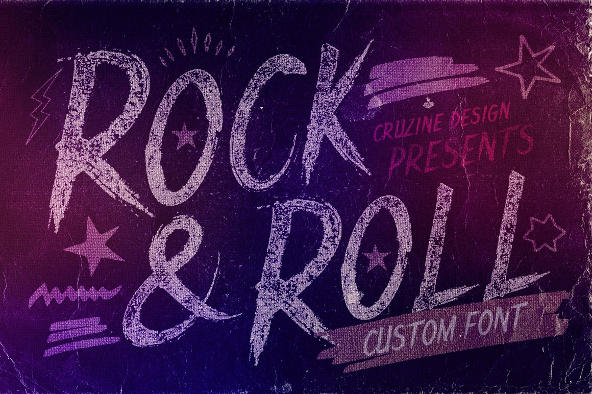 Rocknroll Custom Font Free Download