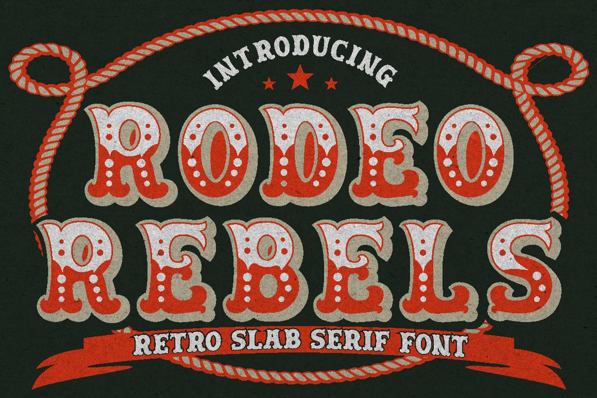 Rodeo Rebels - Display Typeface Free Download Free Download