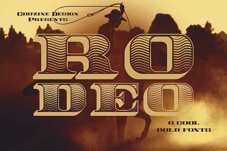 Rodeo Typeface Font Free Download