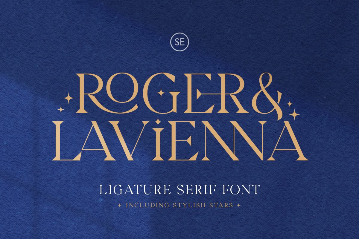 Roger & Lavienna - Ligature Serif Free Download Free Download