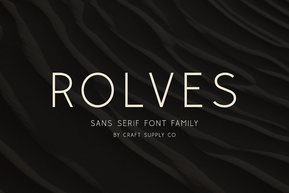 Rolves - Sans Serif Font Family Free Download