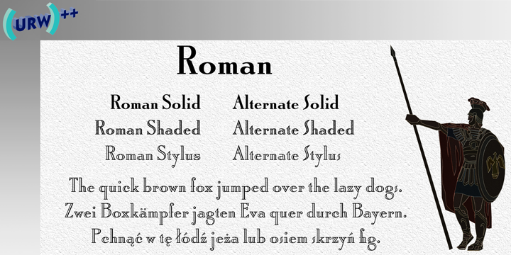 Roman Shaded Free Download Free Download