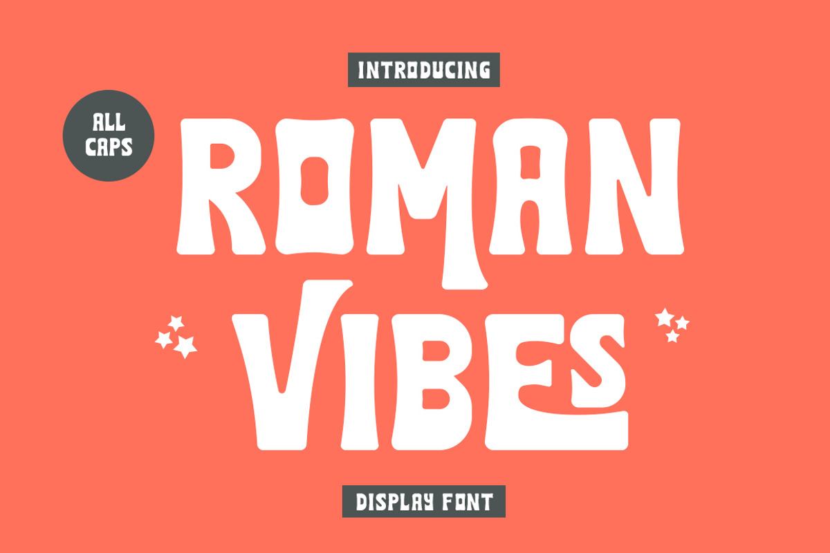 ROMAN VIBES - RETRO DISPLAY FONT Free Download Free Download