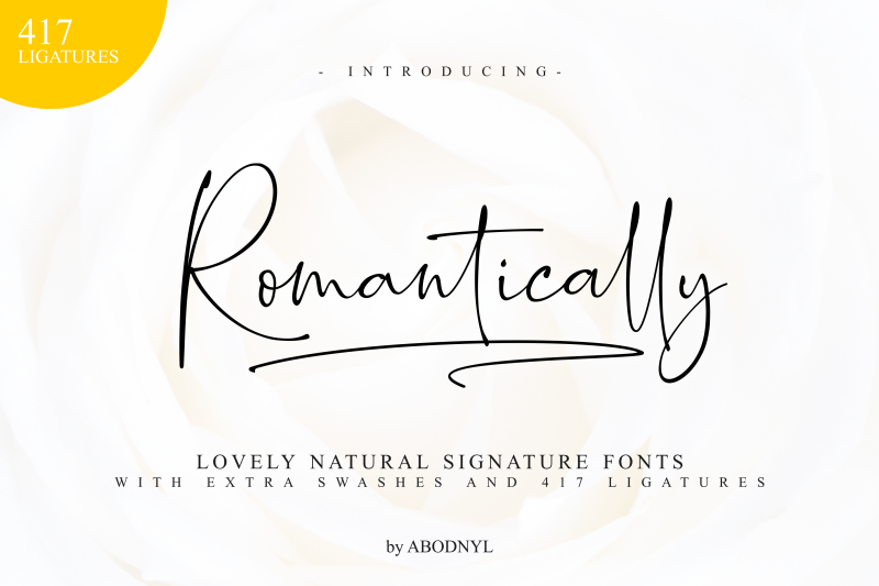 Romantically Font Free Download