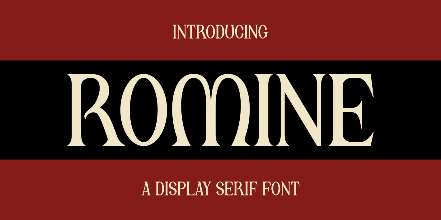 Romine Font Free Download