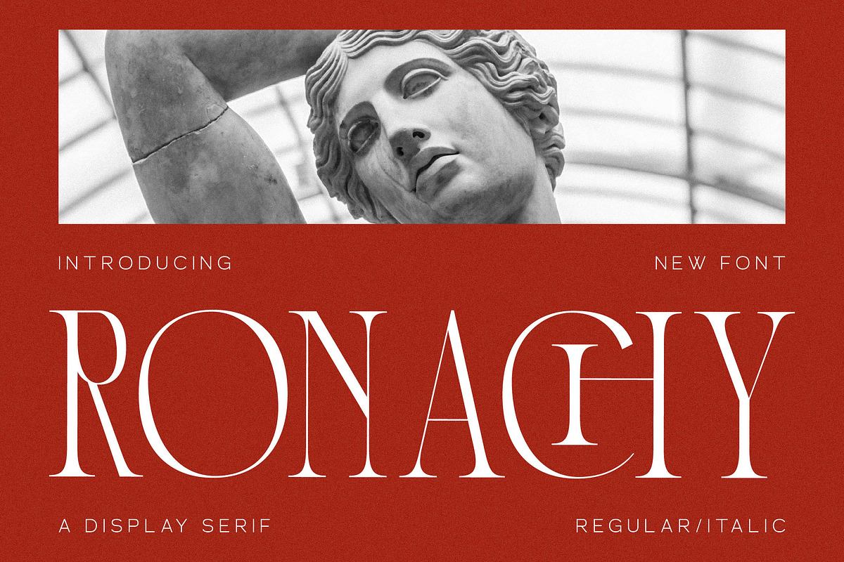 Ronachy A Display Serif Font Free Download Free Download