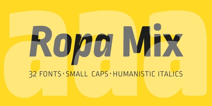 Ropa Mix Pro Font Free Download