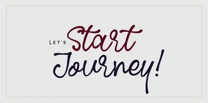 Rose Colored Font